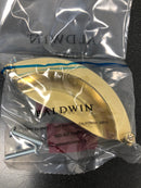 Baldwin 4424003BIN Cup 4 Inch Center to Center Cup Cabinet Pull from the Estate Collection - Lifetime Polished Brass