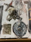 Minka Lavery 3904-107 Eden Valley 4 Light 18" Wide Pendant with Clear Glass - Smoked Iron / Aged Gold