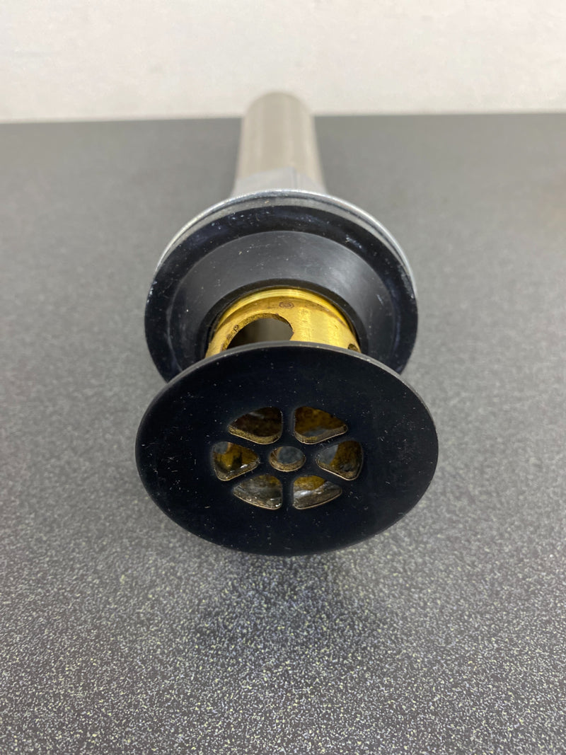 Delta RP6346BL Grid Drain Assembly with Overflow - Matte Black