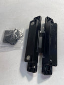 Sugatsune HES3D-E190BL-UL 4-1/2 Inch 3-Way Adjustable Invisible Door Hinge with 180 Degree Opening Angle - Single Hinge - Matte Black