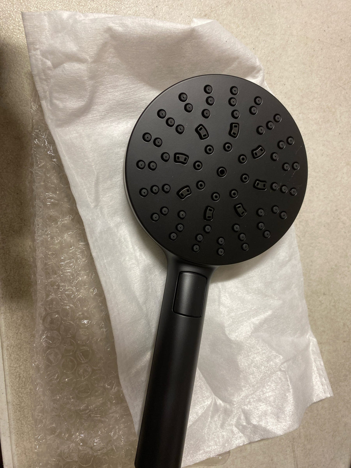 Pfister HSC-03SHWSDB Modern Round 1.75 GPM Multi Function Hand Shower - Spot Defense Black