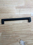 Emtek 86165US19 Trail 8 Inch Center to Center Handle Cabinet Pull from the Contemporary Collection - Flat Black