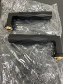 Emtek C510TRUS19 Tribeca Passage Door Lever Set from the SELECT Brass Collection with CF Mechanism - Flat Black