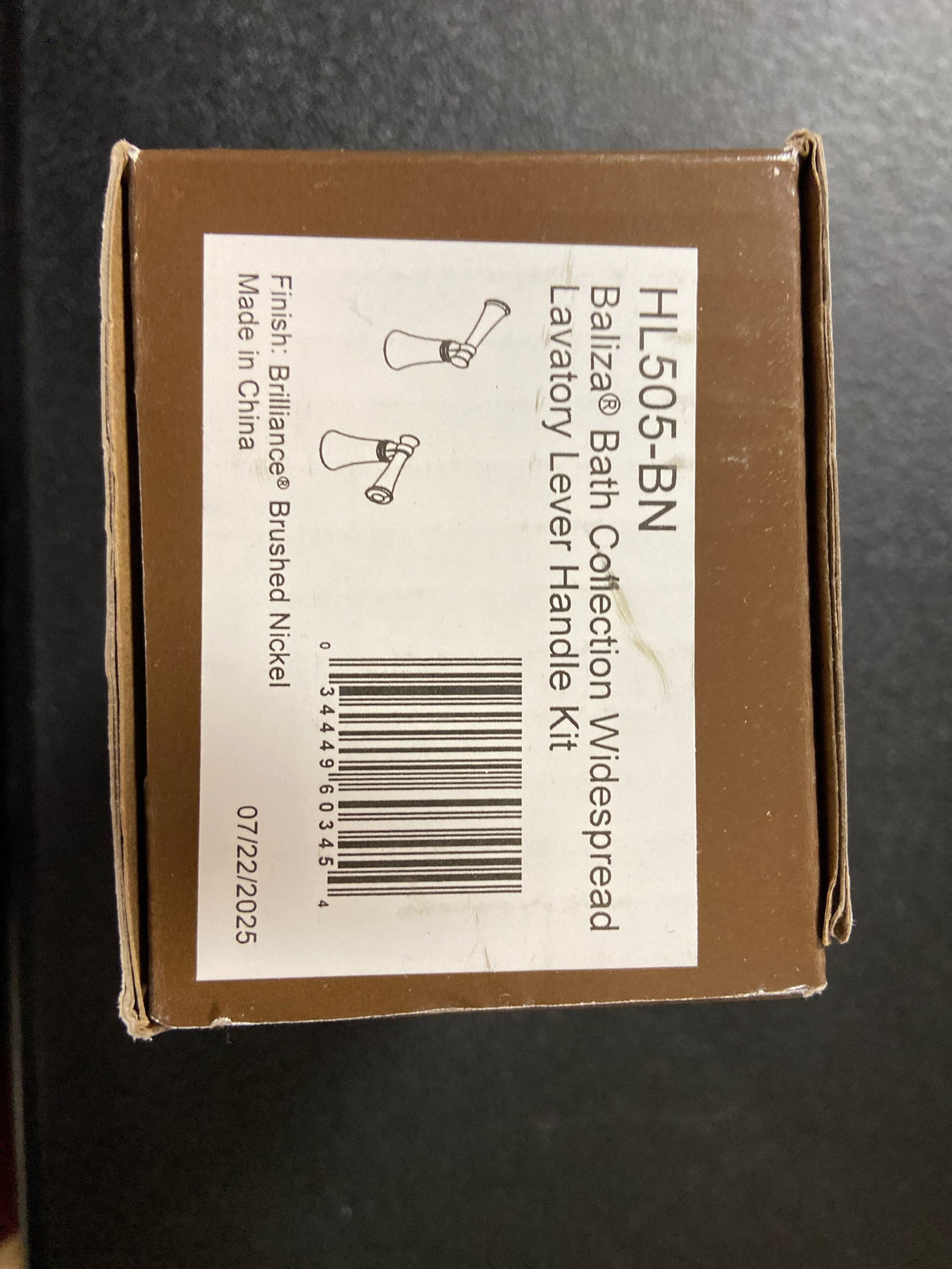 Brizo HL505-BN Baliza Handle Kit (Pair) - Brilliance Brushed Nickel