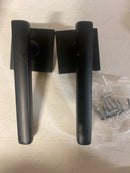 Emtek Flat Black US19 - Dummy Square Rose , Freestone Lever 5050FRLUS19
