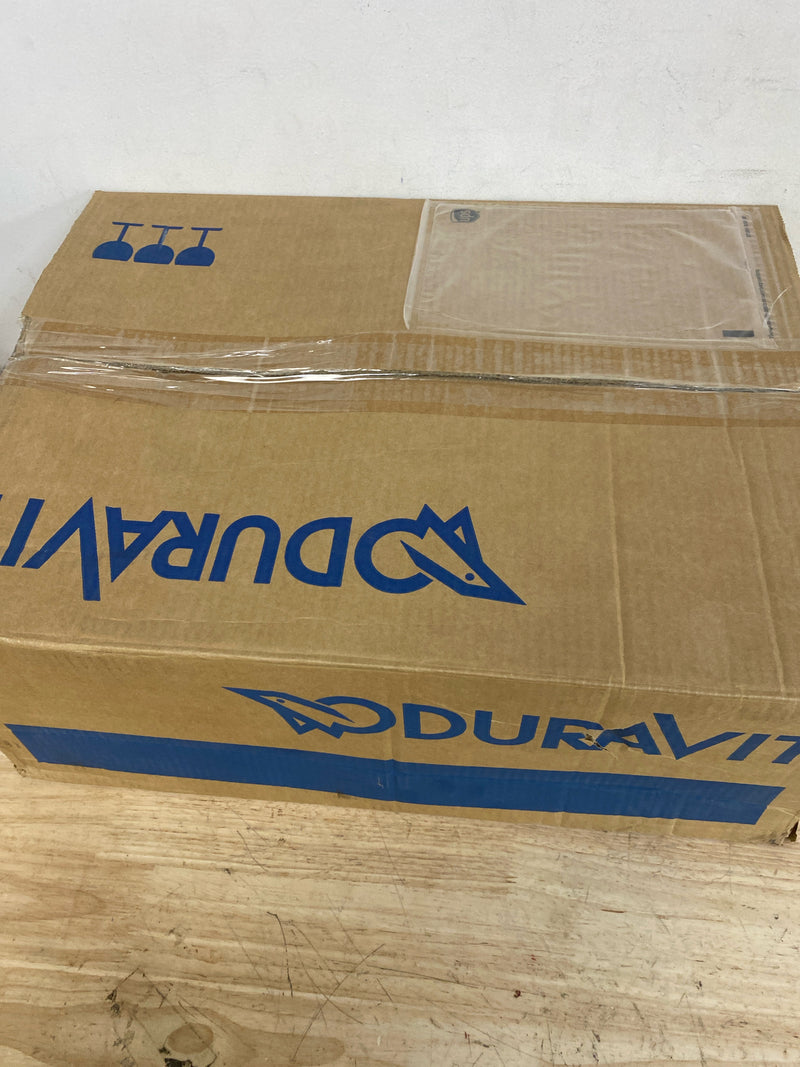 Duravit 03954900172 Duravit No. 1 20-5/8" Rectangular Ceramic Undermount Bathroom Sink with Overflow - White