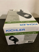 Kichler 16217BKT30 Transitional Accent from Landscape LED Collection in Black Finish, 8.50 inches
