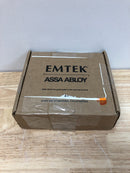 Emtek 5210HLOUS15LH Helios Left Handed Privacy Door Lever Set with Square Rose - Satin Nickel