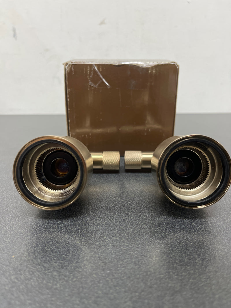 Brizo HL633-GL Litze Roman Tub Faucet Handle Kit - T-Lever Handles - Luxe Gold