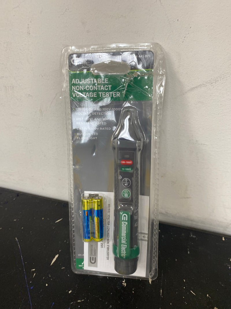 Commercial electric NCV-8908 Adjustable Non-Contact Voltage Tester