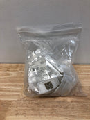 Belwith Keeler B076864-04 Verge 7/8" Industrial Diamond Knurled Solid Brass Button Cabinet Knob / Drawer Knob - Satin Brass