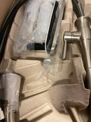 Delta Hazelwood Brushed Nickel Kitchen Faucet with Pull Down Sprayer and Soap Dispenser, Modern Single Hole Kitchen Sink Faucet, Single Handle, Spotshield Stainless 19831Z-SPSD-DST