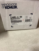 Kohler K-T14489-4-BN Purist 2-Handle Valve Handle in Vibrant Brushed Nickel (Valve Not Included)