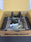 Kwikset 720HFLSQT-11P Halifax Passage Door Lever Set with Square Rose - Venetian Bronze