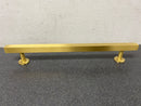 Deltana POM70U4 Pommel 7 Inch Center to Center Bar Cabinet Pull - Satin Brass