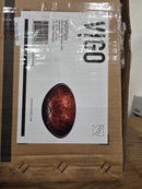 Vigo VG07028 Giovanni 17" L x 17" W x 6" H Circular Glass Vessel Bathroom Sink - Mahogany Moon