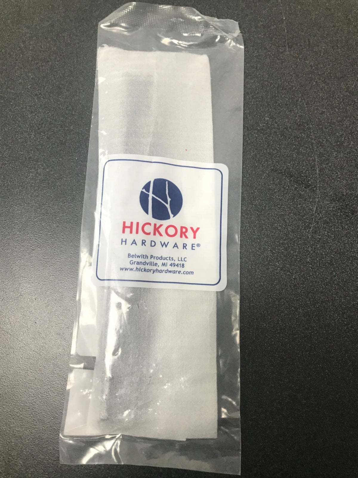 Hickory Hardware HH075281-FO Streamline 6-5/16" (160mm) Center to Center Sleek Modern Solid Cabinet Handle / Solid Drawer Pull - Flat Onyx
