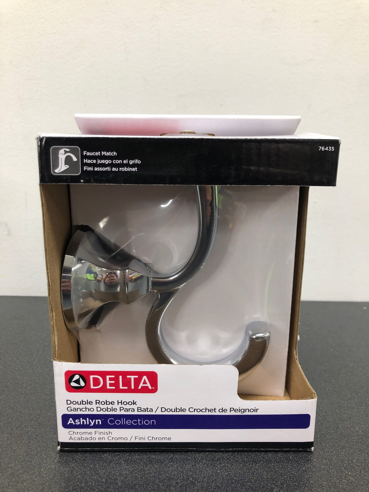 Delta 76435 Ashlyn Double Robe Hook - Chrome