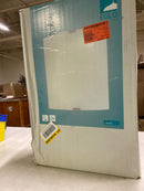 Eglo 90463A Grafik 12.6 in. W x 14.57 in. H 2-Light Chrome Wall Sconce with Satin Glass Shade