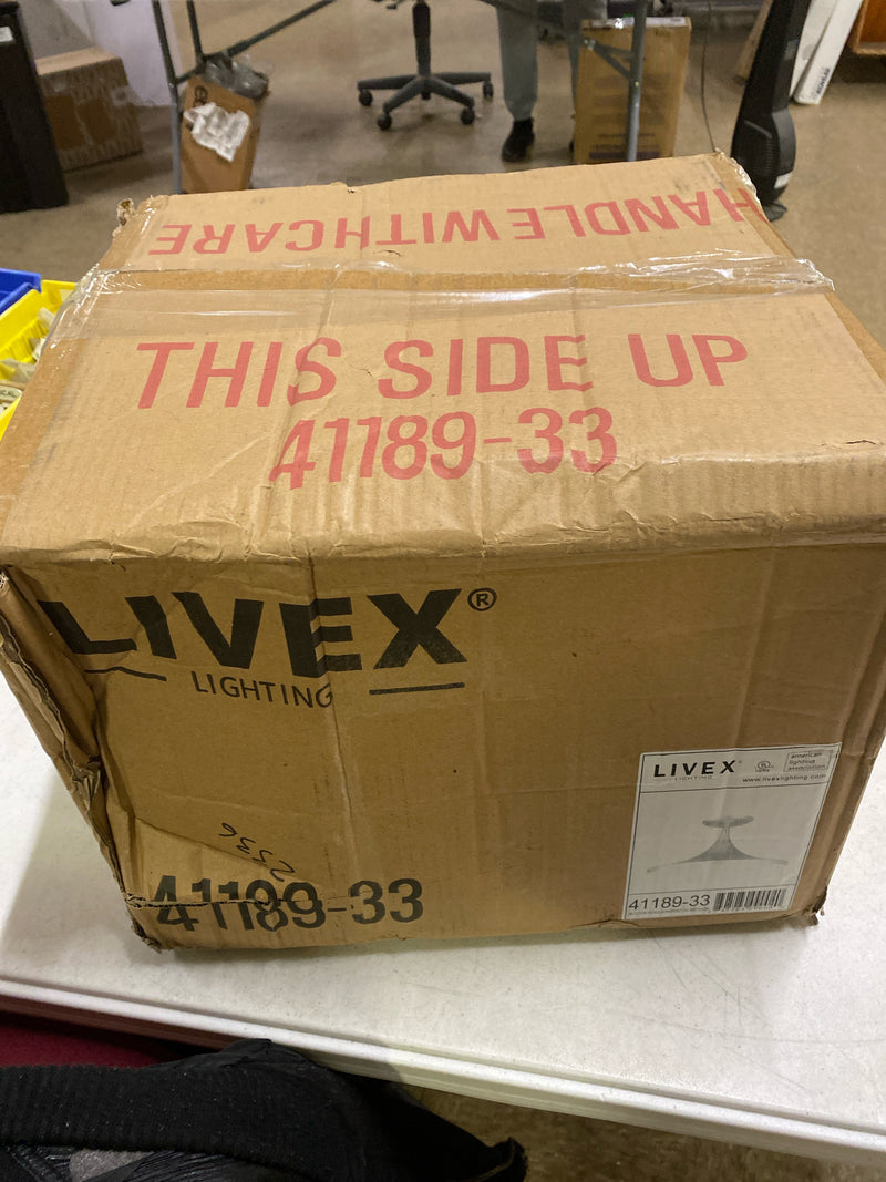 Aviance lighting HD90040 Goodwin 14 in. 1-Light Glod Industrial Semi-Flush Mount with Aluminum Shade and No Bulbs Included