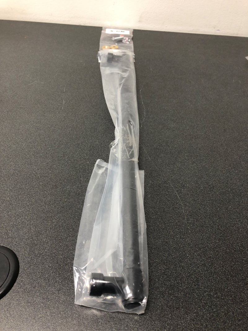 Emtek 86694US19 Jasper 18 Inch Center to Center Bar Appliance Pull from the Industrial Modern Collection - Flat Black