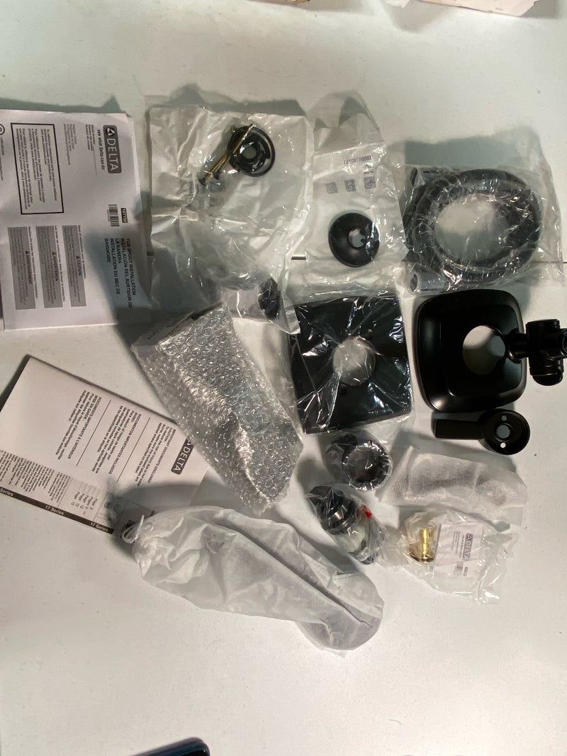 Delta T17464-BL-I Ashlyn Monitor 17 Series Dual Function Pressure Balanced Tub and Shower with In2ition and Integrated Volume Control - Less Rough-In Valve - Matte Black