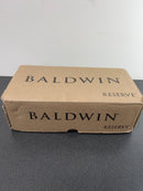 Baldwin PSCONCRR190 Contemporary Passage Door Knob with Round Rose - Satin Black