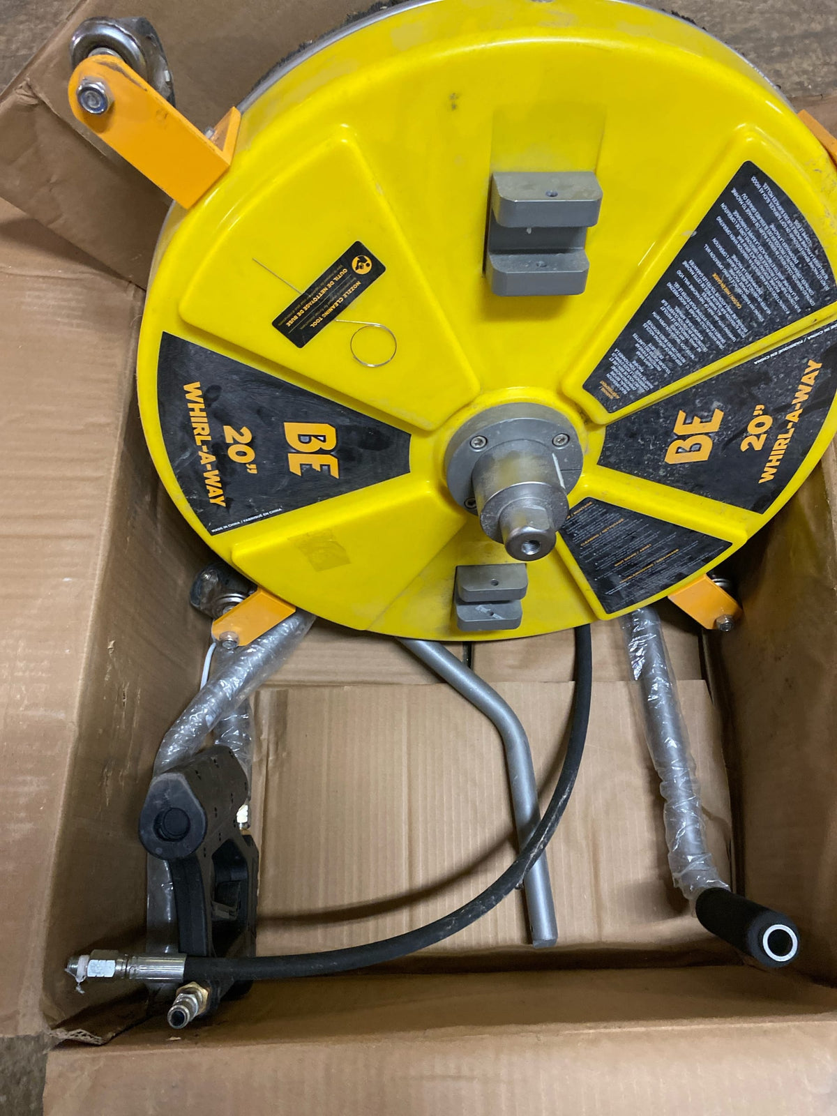 BE Power Equipment 85.403.011 BE Power Equipment Whirl-A-Way Professional 20" Surface Cleaner w/ Greaseable Zerk & Swivel Casters (4000 PSI) - N/A
