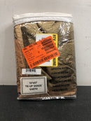 Achim OMTU63ER06 Ombre 50 in. W x 63 in. L Polyester Light Filtering Window Panel in Earth