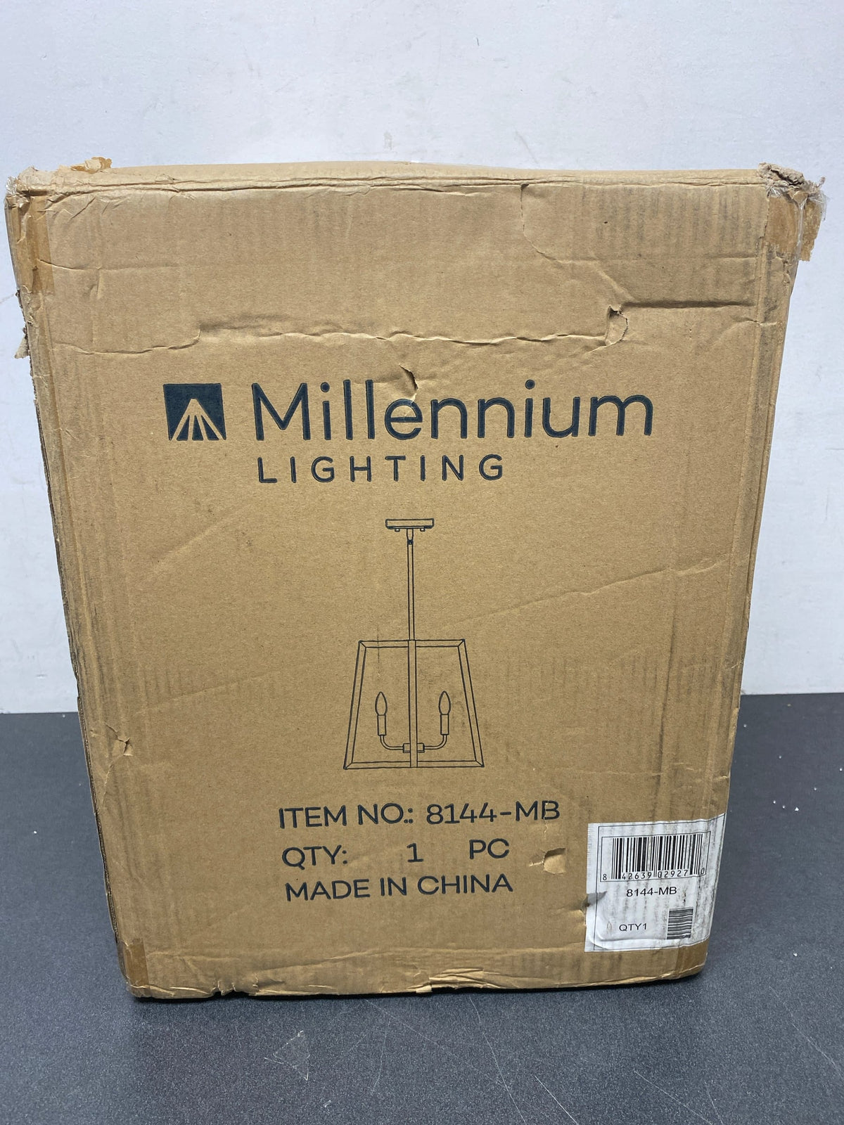 Millennium Lighting 8144-MB 4 Light 17" Wide Multi Light Pendant - Matte Black