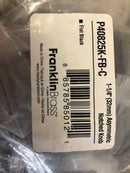 Franklin Brass P40825K-FB-C Asymmetric Notched Kitchen or Furniture Cabinet Hardware Drawer Handle Knob, 1-1/4-Inch (32mm), Flat Black, 10-Pack