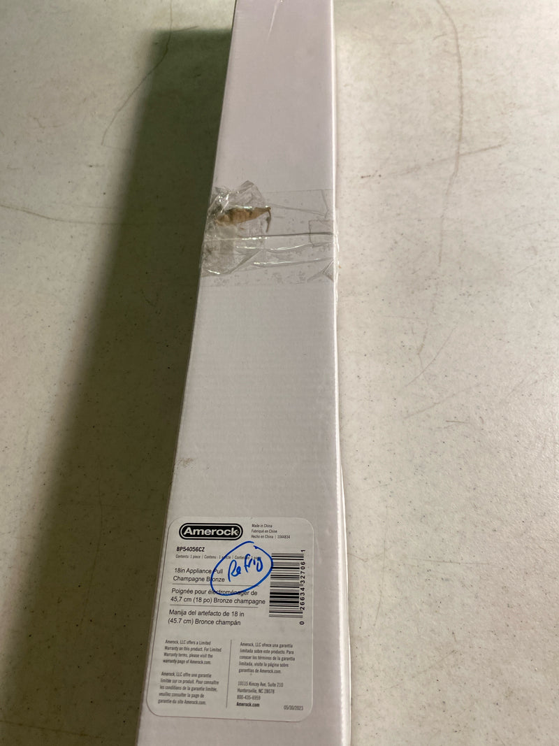 Amerock BP54056CZ Renown 18 in. (457mm) Traditional Champagne Bronze Arch Appliance Pull