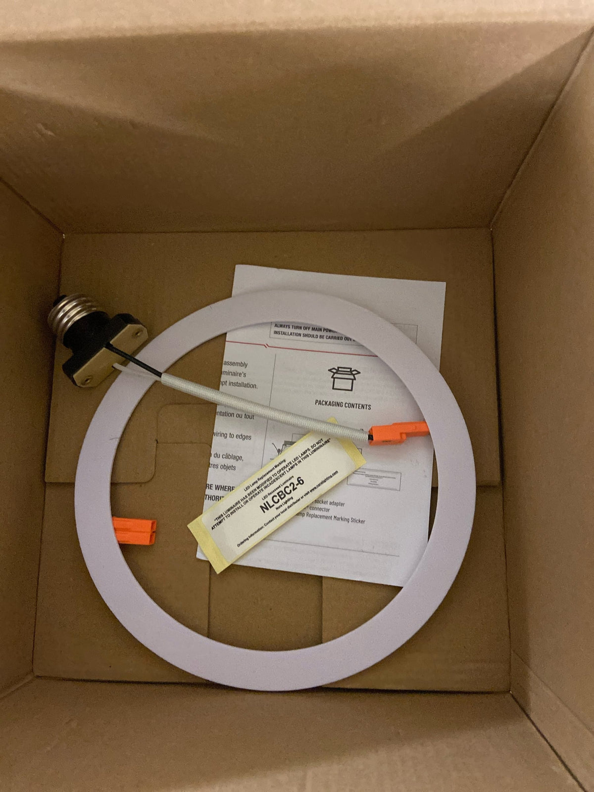 Nora Lighting NLCBC2-65127MPW/10 Cobalt 6" Integrated LED Open / Reflector Recessed Trim - 1000 Lumens, 2700K - Matte Powder White / Matte Powder White