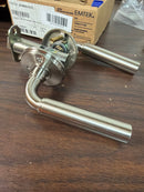 Emtek Watford Lever Set, Privacy, Manning Lever, Satin Nickel,