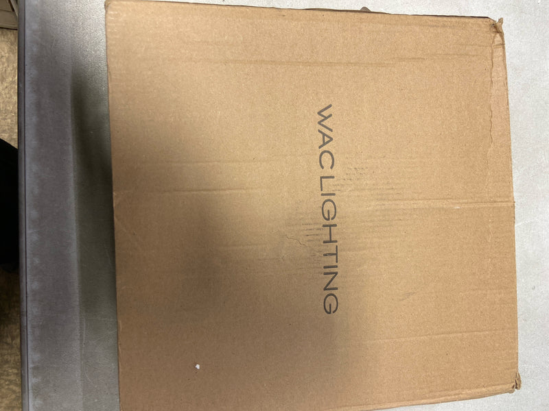 WAC Lighting FM-4610-30-BR Geos Single Light 10" Wide Integrated LED Flush Mount Ceiling Fixture / Wall Light with a Frosted Acrylic Shade - Brass / 3000K