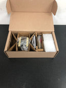 Baldwin PVCONCSR044 Contemporary Privacy Door Knob with Square Rose - Satin Brass