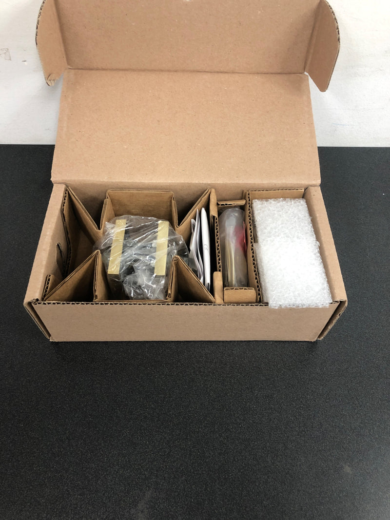 Baldwin PVCONCSR044 Contemporary Privacy Door Knob with Square Rose - Satin Brass