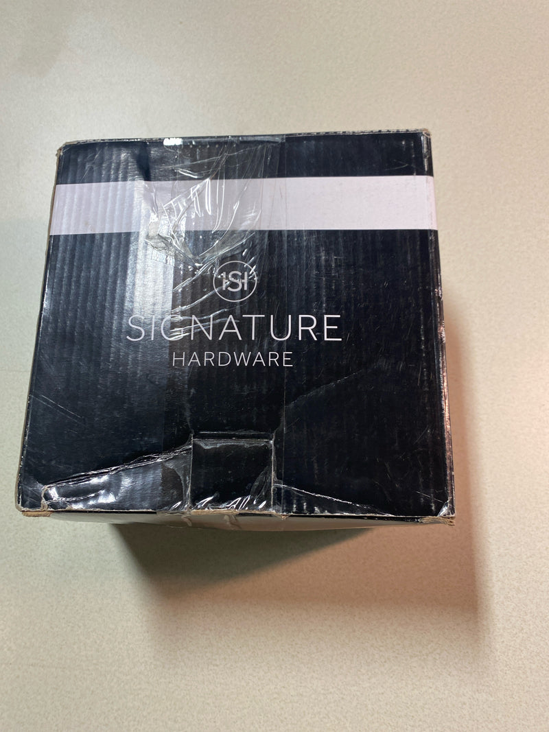 Signature Hardware SH439112BG Menlo Round Shower Drain w/ Flange, Brushed Gold