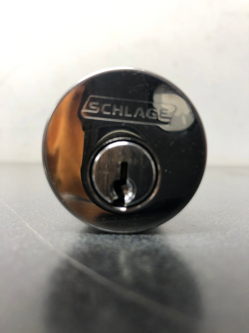 Schlage JD60625 Single Cylinder Deadbolt (Formerly Dexter) - Polished Chrome