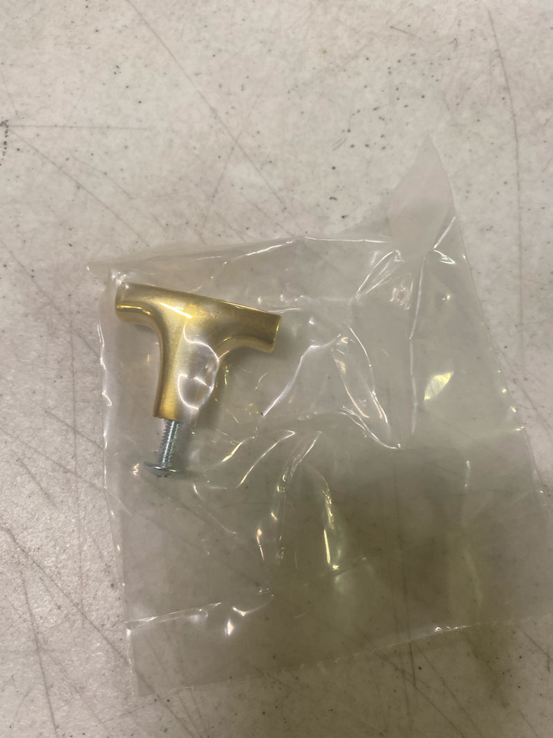 Baldwin 4970031BIN Palm Springs 1-1/2 Inch Bar Cabinet Knob from the Estate Collection - Non-Lacquered Brass