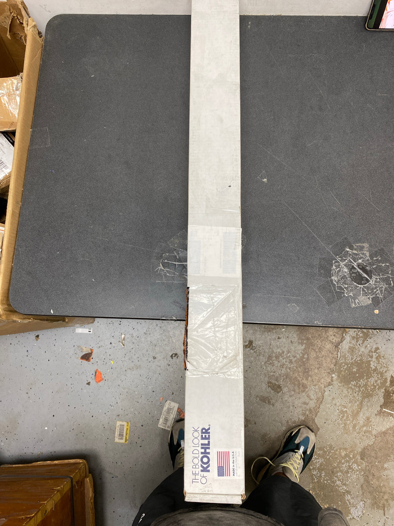 Kohler K-80647-2MB 2-1/2" x 36" Linear Drain Grate With Tile-in Panel - Vibrant Brushed Moderne Brass