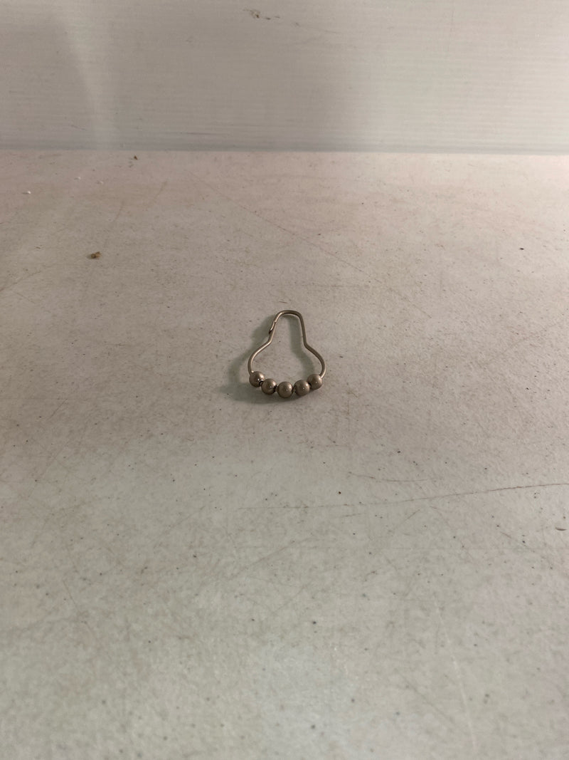 Ginger 1139SR/SN Set of 12 Shower Curtain Rings - Satin Nickel