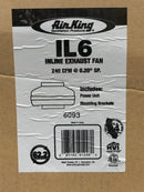 Air King IL6 240 CFM Inline Fan - na