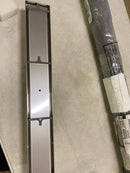 Signature Hardware 404973 Cohen 24" Tile Insert Linear Shower Drain with Flange - Brushed Stainless Steel