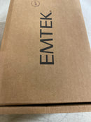 Emtek 2155US19 Narrow Modern Rectangular 7-1/4" Tall Privacy Pocket Door Lock - Flat Black