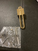 Brizo HLK022-GLCL Frank Lloyd Wright Arc Lever Handle Kit with Glass Inlay - Kitchen Faucet - Luxe Gold / Clear Acrylic
