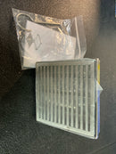 Signature Hardware SH4394078SS 4" Patterned Square Shower Drain - Stainless Steel