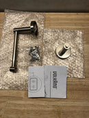 ICO Bath V67074 Lava Pivot Wall Mounted Pivoting Toilet Paper Holder - Brushed Nickel