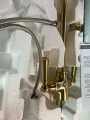 Perrin and Rowe U.4711SEG-2 Georgian Era 1.8 GPM Single Hole Bar Faucet - Satin English Gold