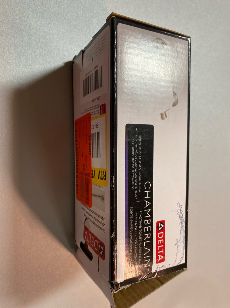 Delta Chamberlain Pivoting Paper Holder - BRUSHED NICKEL - CML50-BN (cosmetic)